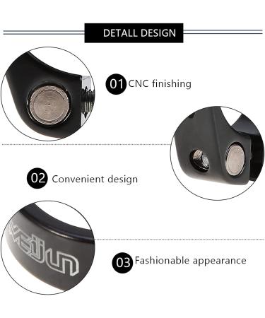 VGEBY1 Bike Seat Post Clamp - 34.9mm Quick Release Aluminum Alloy Tube Clip for 30.4/30.8/31.6mm Seat Post, Black - Buy Online on SooperMarket.com