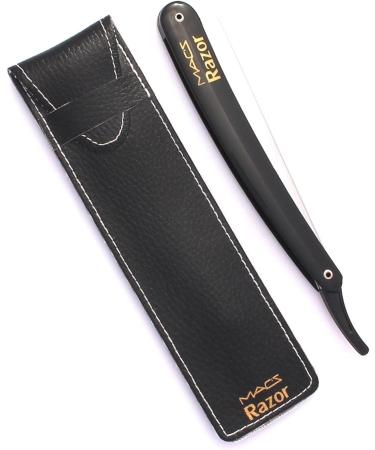 Professional Barber Straight Edge Half Blade Exchangeable Balde Barber Shaving Razors Macs Brand-50-01 (Black) - Buy Online on SooperMarket.com