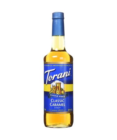 Torani SugarFree Classic Caramel Syrup With Splenda, 25 Ounce