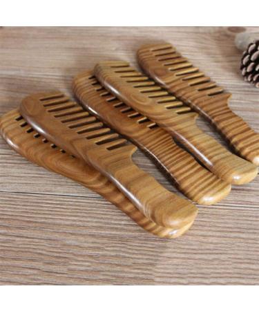 Comb 1PC Fashion Handmade Wooden Sandalwood Hair Comb Head Massager Hairdressing Tool Wide Tooth Comb wooden comb - Buy Online on SooperMarket.com