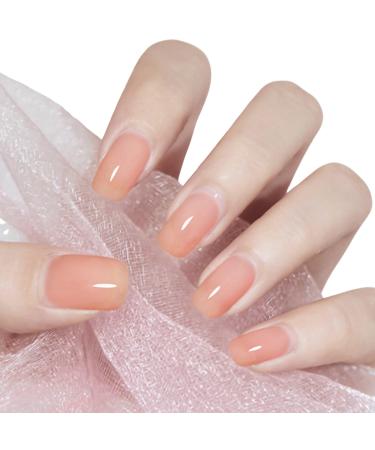 TBeautfave Nude Nail Polish Quick Dry Peel off Nail Polish Long Lasting Nail Varnish Breathable Natural Nail Polish Water Based No Need Cure Nail Varnish Gel Polish Home Nail Art 11JadeKhaki