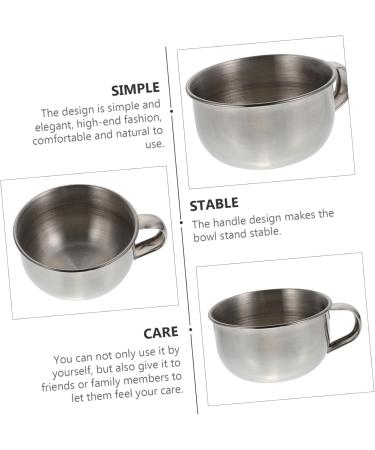 Beavorty 5 Pcs Shaving Soap Bowl Travel Set - Stainless Steel & Perfect for International Shipping - Buy Online on SooperMarket.com