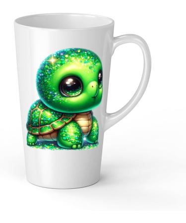 White Ceramic Baby Turtle Mug - Large 483 ml Perfect for Hot Chocolate or Milk Fun and Easy to Use - Buy Online on SooperMarket.com