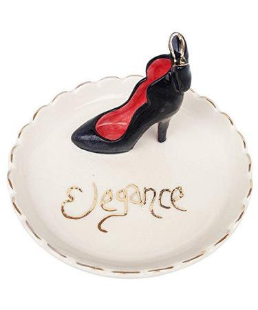Blue Sky Ceramic Elegance Ring Holder Ceramic Multicolor