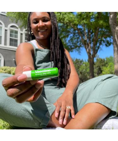 Vaseline Lip Therapy Aloe - 12 Pack Box | Moisturizing Lip Balm for Soft Lips - International Shipping Available - Buy Online on SooperMarket.com