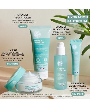 Yves Rocher HYDRA V G TAL Eye Care Gel Cream - Moisturizes Reduces Dark Circles & Puffiness | 15ml Tube - International Shipping Available - Buy Online on SooperMarket.com