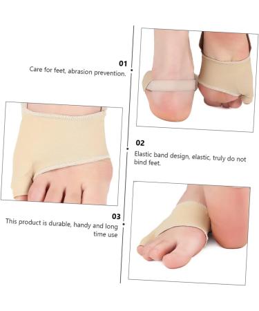 Bunion Spacers Toe Cover Gel Protectors - 1 Pair | Toe Sleeve, Splint, Socks & Separator for Foot Care | Pedicure Arm Pad - 19x6.5cm - Buy Online on SooperMarket.com