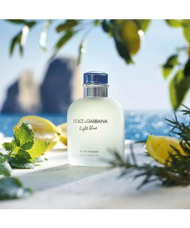 Dolce & Gabbana Light Blue Pour Homme Eau De Toilette Spray Fragrance For Men 1.3 Fl Oz - Buy Online on SooperMarket.com