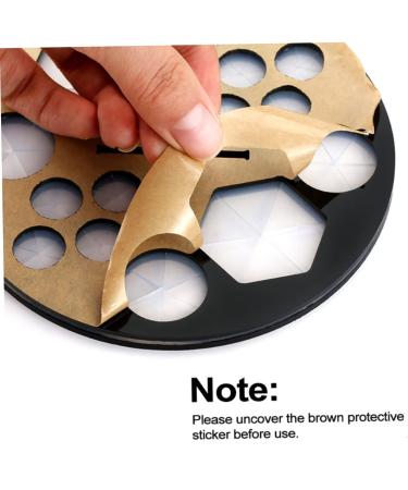 14-Hole Makeup Brush Holder Tree - Acrylic Base Organizer Stand for Air Drying - Black Makeup Brush Storage - Buy Online on SooperMarket.com