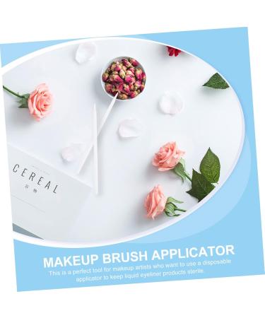 Baluue 200 Pcs Disposable Eyeliner Brush Makeup Eye Tool Makeup Eyeliner Brush Eyeliner Fiber Brush Cosmetic Brush Cosmetic Eye Brush Eyeliner Brush Makeup Brush Applicator 9x6.5cmx2pcs Whitex2pcs - Buy Online on SooperMarket.com