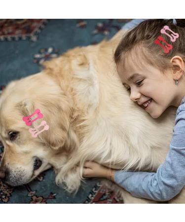 Larfraecy 16 PCS Dog Hair Clips Bone Shaped Pet Hair Barrettes Candy coloured kids hairpin bone bb clip pet hair accessories Mini Pet Hair Clip Bone Multi-colored hair accessories for dogs - Buy Online on SooperMarket.com