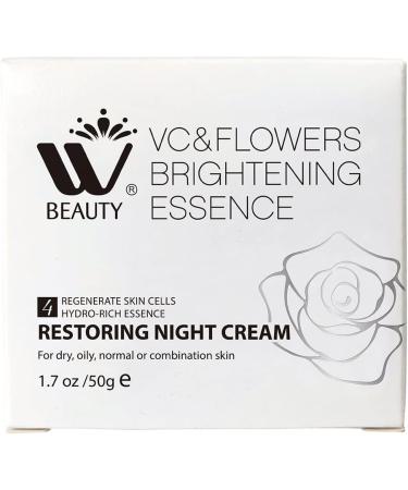 Buy WBM Restoring Night Cream for Face | Anti-Aging Moisturizer | Hydro-Rich Essence | 1.7 oz for Youthful Hydrated Skin - International Shipping Available - Buy Online on SooperMarket.com