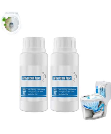 Touch Free Fizzy Foam Toilet Cleaner 2023 Best Splash Toilet Cleaner Foam Powder As Seen on TV Fizzy Foam Toilet Cleaner Splash Toilet Cleaner for in Toilets Squatting Pans (2PCS)