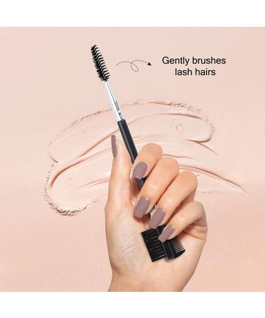 2pcs 3 Head Eyebrow & Eyelash Shaper with Double Head Brush | Includes 3 Different Spoolie Brushes for Makeup Grooming | EC-01 - Buy Online on SooperMarket.com