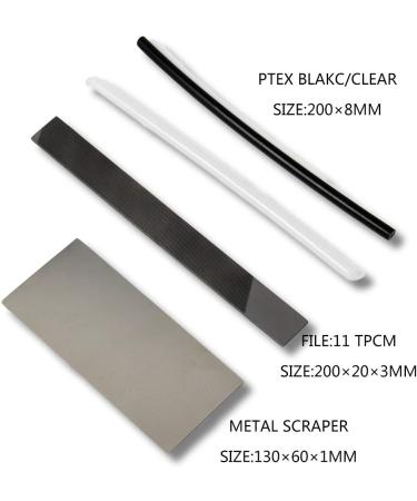 XCMAN Complete Ski & Snowboard Brush Set - Nylon Brass Horsehair Brushes Metal Scraper & PTEX Flat File for Waxing & Tuning - International Shipping Available - Buy Online on SooperMarket.com