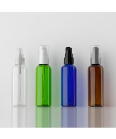 ZEOABSY 12 Pieces 100 ml Green Lotion Bottles with WhiteÂ Pump 100ml Empty PET Plastic Lotion Pump Bottle Cosmetic Gel Travel Container for Cosmetic Make up Cleaning + 2 x Funnel Green 100ml - Buy Online on SooperMarket.com