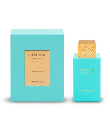 Swiss Arabian Shaghaf Oud Tonka - Vanilla Perfume with Warm Amber Fragrance - Earthy and Woody Allure - Enchanting Fusion of Arabic Perfume - 2.5 oz - Buy Online on SooperMarket.com