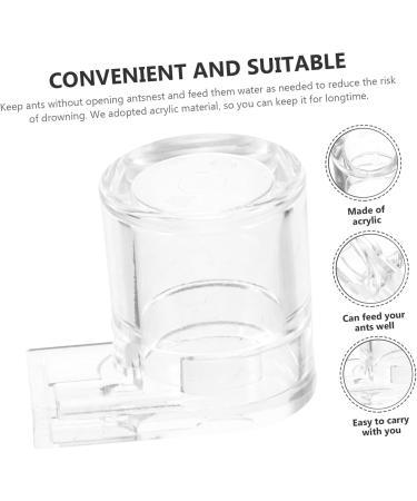 POPETPOP 4pcs Ant Water Feeder Pet Supplies Ant Habitat Science Acrylic Ants Feeders Little Ant Feed Water - Buy Online on SooperMarket.com