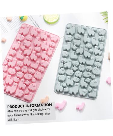 IMIKEYA 4 Pcs Chocolate Silicone Mold Soap Baking Pan Silicone Molds Alpaca Candy Muffin Wax Melt Silicone Mould DIY Baking Mold Alpaca-Shape Mold Alpaca Mold Candle Silica Gel Fruit Jelly 23.2X12.9X1.1CMx2pcs Random Colorx2pcs - Buy Online on SooperMarket.com