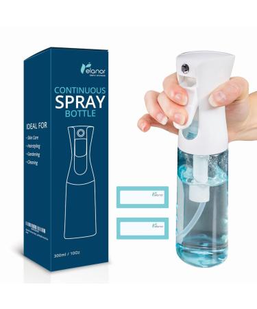 300ml Continuous Spray Bottle for Hair and Face - Fine Mist Sprayer - Refillable Hair Mister Spray Bottle - Water Sprayer Hair Mist - Versatile Hair and Face Mist Sprayer for Home and Salon