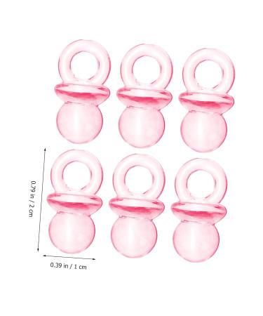 100 Pieces Baby Pacifiers - Blue/Shiny Baby Shower Toys | DIY Accessories & Acrylic Chupones - Pack of 1 - Buy Online on SooperMarket.com