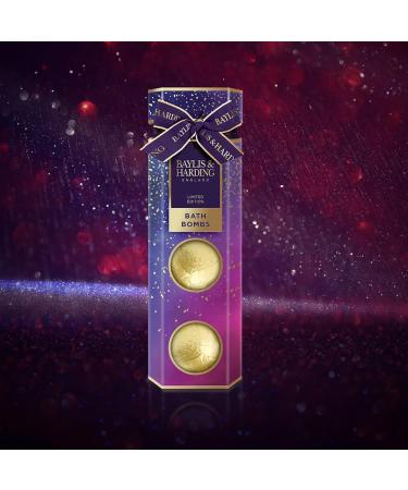 Baylis & Harding Midnight Fig & Pomegranate Luxury Bath Bomb Trio Gift Set - Vegan Friendly - Buy Online on SooperMarket.com