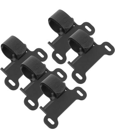 BESPORTBLE 2 Sets Mini Clip Bike Inflator Holder - Black Plastic (8x6cm) - Pack of 5 - Buy Online on SooperMarket.com