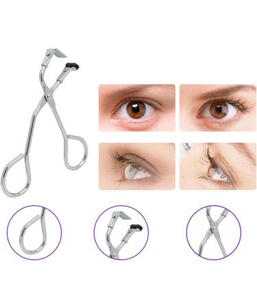 Eyelash Curler with Refill Pads No Pinching Mini Eyelash Curler Fits All Eyelash Shapes Eyelash Curler with Refill Pads Make-Up Brushes and Accessories - Buy Online on SooperMarket.com