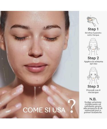 SENSO NATURALE Solid cleansing mousse - turmeric apricot oil - sensitive face makeup remover sensitive skin - vegan natural concentrate - corresponds to 300ml liquid - Buy Online on SooperMarket.com