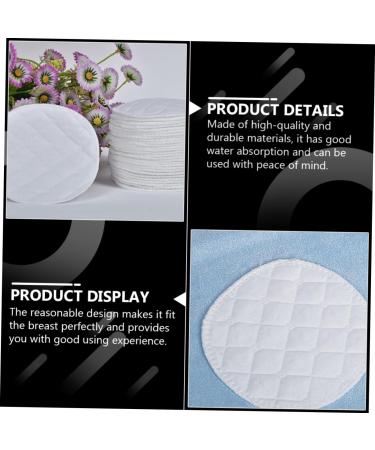TOYANDONA Reusable Breast Pads - 60 Super Absorbent Washable Maternity Pads for Breastfeeding | Breathable Eco Cotton | Postpartum Comfort - Buy Online on SooperMarket.com