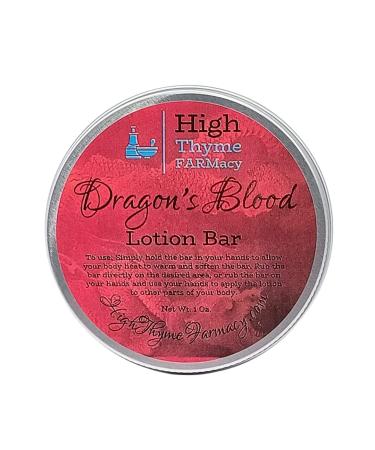 Dragon's Blood Lotion Bar - Waterless Lotion Bar for Dry Skin - Moisturizing Beeswax Lotion Bar - Convenient Travel Lotion - Eco Friendly Lotion Massage Bar