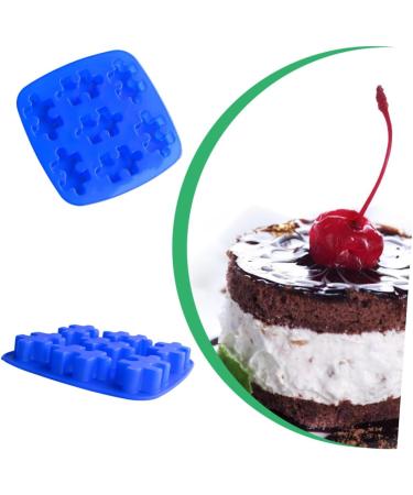 HOMSFOU 2pcs Candy Molds Silicone Mold Silicone Candy Mold De para Gelatinas Chocolate Molds DIY Cake Mold Chocolate Moulds Chocolate Making Shape Puzzle Ice Making mediumx2pcs As Shownx2pcs - Buy Online on SooperMarket.com