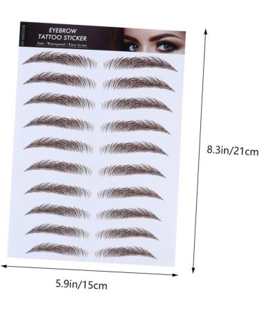 PLAFOPE 5pcs Eyebrow Stickers Best Eyebrow Transfers Eyebrow Transfer Stickers 3d Tool Eyebrow Trimming - Buy Online on SooperMarket.com