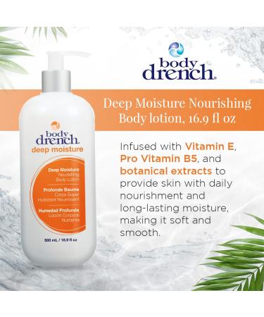 Body Drench Deep Moisture Nourishing Body Lotion 16.9 Fl Oz - For All Skin Types - Buy Online on SooperMarket.com