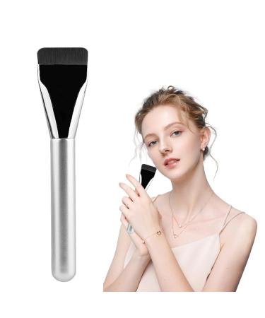 Irikdescia 1 Piece Flat Foundation Brush for Liquid Makeup Brush Flat Brush Ultra Thin Premium Brush Hair for Creamy Powder Liquid Foundation