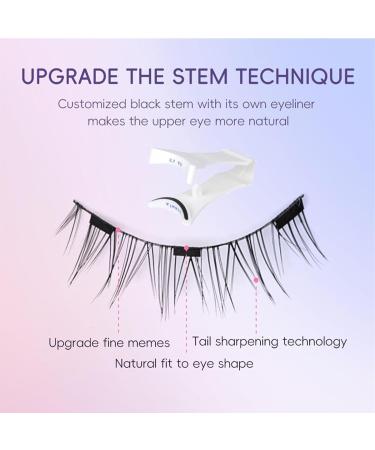 Iris and Ada Magnetic Lashes Lumeer Magnetic Eyelashes with Applicator Reusable Magnetic Eyelashes Natural Look Magnetic Lashes No Glue or Liner Needed (Simple+Nature) - Buy Online on SooperMarket.com