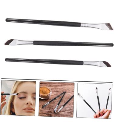 Mikinona 3pcs Set Eyeliner Brush Under Eye Concealer Brush Eyeliner Applicator Tool Angled Makeup Brush Wood - Buy Online on SooperMarket.com
