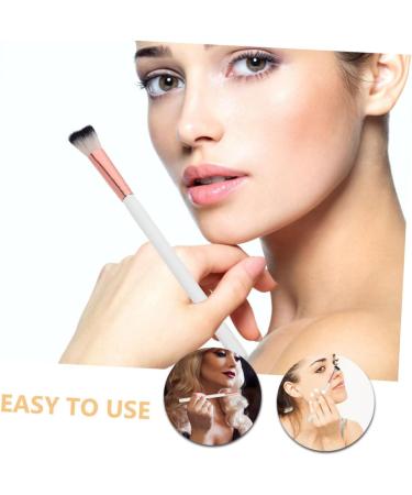 MUSISALY Powder Brush White Makeup Supplies Blush Brush Nose Contour Brush 18.50X1.00X1.00CM White - Buy Online on SooperMarket.com