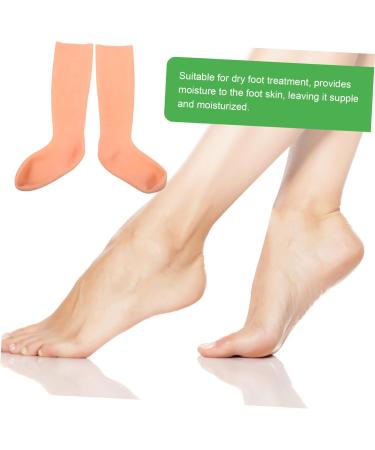 FOYTOKI 1 Pair Moisturizing Foot Cover Moisturizing Socks for Dry Foot Spa Moisturizing Socks Dry Foot Moisturizing Socks Moisturizing Socks for Cracked Heel Lotion Moisturizing Long Socks - Buy Online on SooperMarket.com