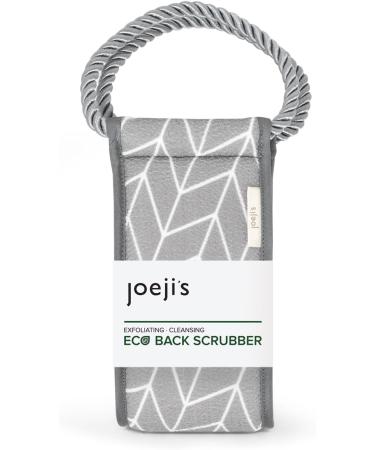 Joeji's Kitchen Eco-Friendly Back Scrubber for Shower - Natural Plant Fibre Vegan Exfoliating Loofah Strap - Double Sided Bath Scrub with Handle - Buy Online on SooperMarket.com