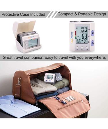 LotFancy Wrist Blood Pressure Monitor - Fully Automatic BP Cuff - 4 Users, 120 Memory - Large Screen Digital Home BP Machine - Buy Online on SooperMarket.com