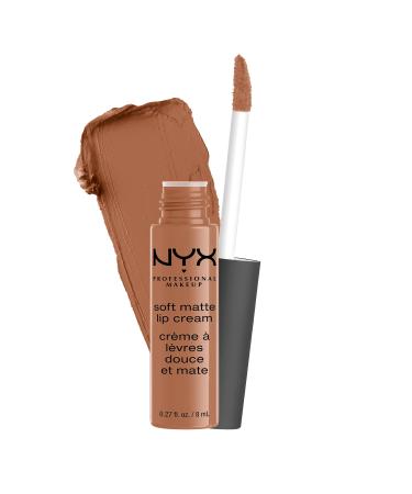 NYX PROFESSIONAL MAKEUP Soft Matte Lip Cream Lightweight Liquid Lipstick - London (Mid-Tone Beige) London 0.27 Fl Oz (Pack of 1)
