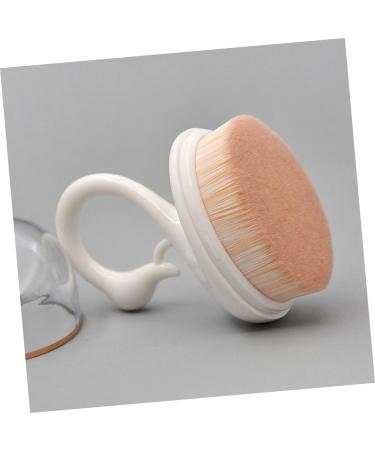 1pc Makeup Brush Liquid Foundation Applicator Foundation Brush Blending Liquid Powder Brush Face Brush Blending Beauty Brush Plastic Abs Miss Cosmetic White Beauty Products - Buy Online on SooperMarket.com
