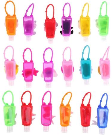 Ulife Mall Portable Children Travel Bottles Set - 6x30ml Refillable Empty Containers for Hand Sanitizer & Soap - Back to School Panda Design - Buy Online on SooperMarket.com