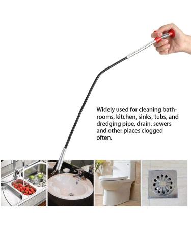 Sewer Dredging Device 3pcs Kitchen Sewer Dredging Device Sink Brush Hair Remove Tools for Bathrooms Kitchen Sinks Tubs Dredging Pipe Drain Sewers - Buy Online on SooperMarket.com