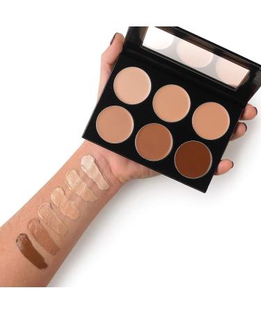Mehron Makeup Celebr Pro-HD Conceal-It Palette - 6 Shade Professional Cream Contour & Concealer Palette - Buy Online on SooperMarket.com