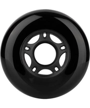 WHEELCOME 8-Pack 85a Inline Skate Wheels - 80mm Replacement Wheels for Roller Hockey Skates and More - Black - Buy Online on SooperMarket.com