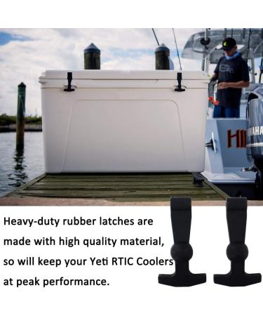 2 Pack Cooler Latch Replacement for Yeti & RTIC Coolers - Premium Durable Rubber T-Latches - Buy Online on SooperMarket.com