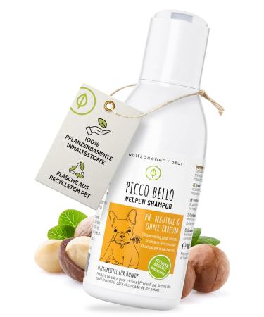 Puppy shampoo sensitive - for short hair and long hair - pH -neutral without perfume 100% vegetable active ingredients - for dandruff itching and mites 100ml sensitive dog shampoo for puppies