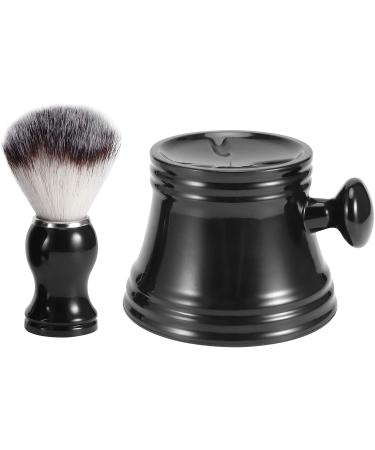 Alvinlite Beard Brush - Portable Travel Shaving Brush & Soap Dish for Men's Beard Care | Ideal Facial Cleaning Tool - Buy Online on SooperMarket.com